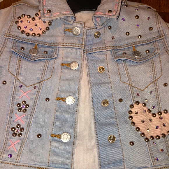 ONE OF A KIND CUSTOM Baby denim jacket - Picture 3 of 4
